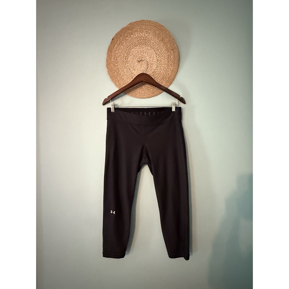 Under Armour HeatGear 3/4 Length Black Compression Men's Size XL